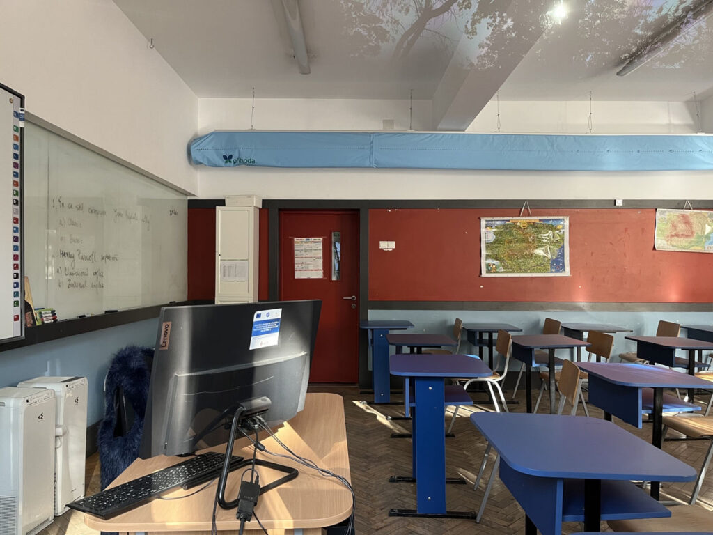 klimatyzacja sala lekcyjna